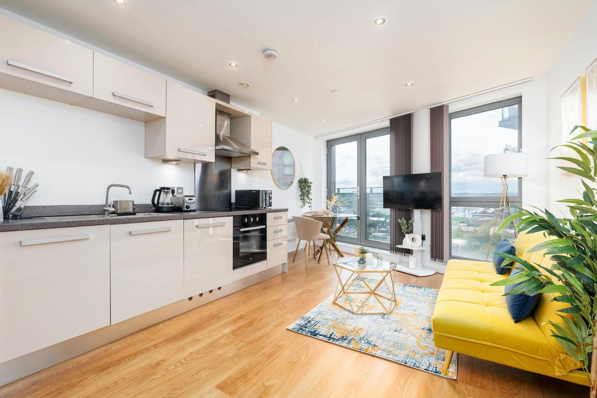 Exclusive Apartment - City Centre - Free Parking -Wifi Netflix- Juliet Balcony 利兹 外观 照片